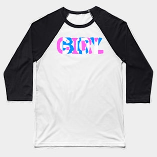 Boy Girl Neither Both Gender Fluid Non-Binary Baseball T-Shirt